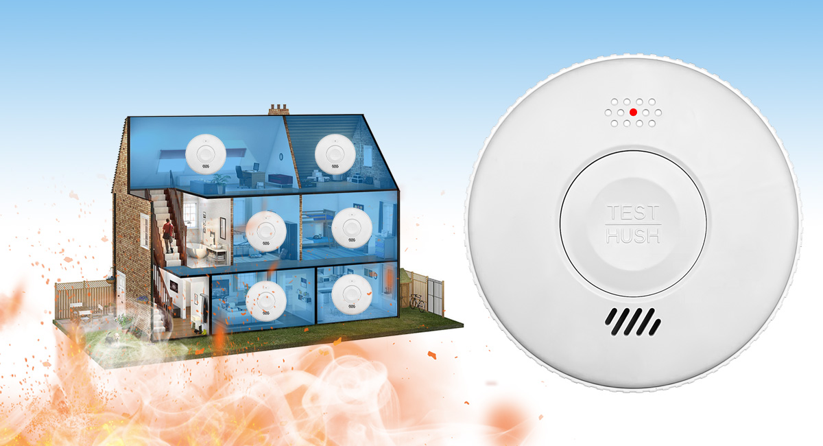 interconnected smoke detectors